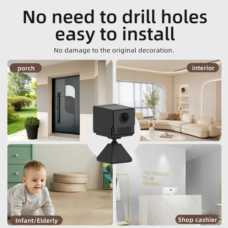 Low Power WiFi Surveillance Camera Voice Intercom Infrared Night Vision Long Battery Duration Camera