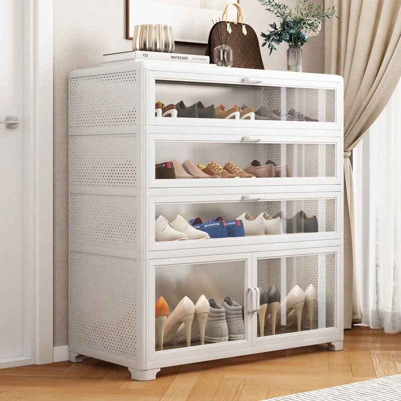 Aluminum alloy shoe cabinet, locker, household entry porch cabinet, shoe rack