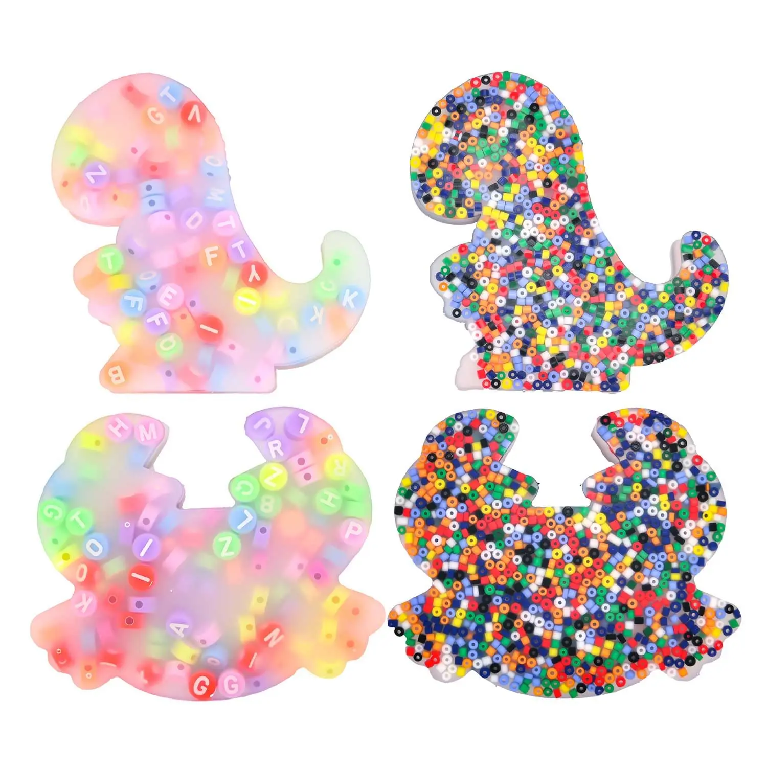 

4 шт. игрушки-непоседы Picky Pad — прочный силикон для облегчения дерматилломании/тревоги/трихотилуминии, фигур динозавров и крабов