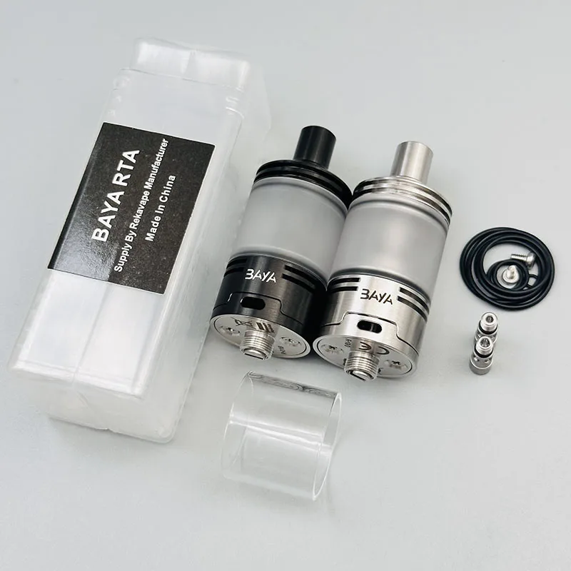 DSX BAYA MTL RTA 316SS 22mm 4.2ml 316ss رذاذ خزان قابل لإعادة البناء بملف واحد مع 1.2 مم 1.5 مم 1.8 مم دبابيس هوائية AFC مقابل Kuma MTL RTA