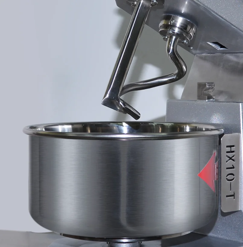 Tilt-up Head Tabletop Flour Kneader with Removable Bowl Spiral Mixer  Dough Mixer for Bakery