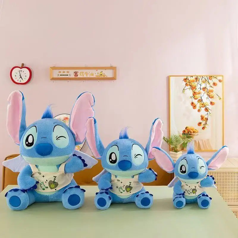 Pluszowe lalki Disneya, kreskówkowe aniołki Stitch, zabawki anime, Lilo i Stitch, aniołki Stich, pluszowe zabawki, prezenty świąteczne dla dzieci