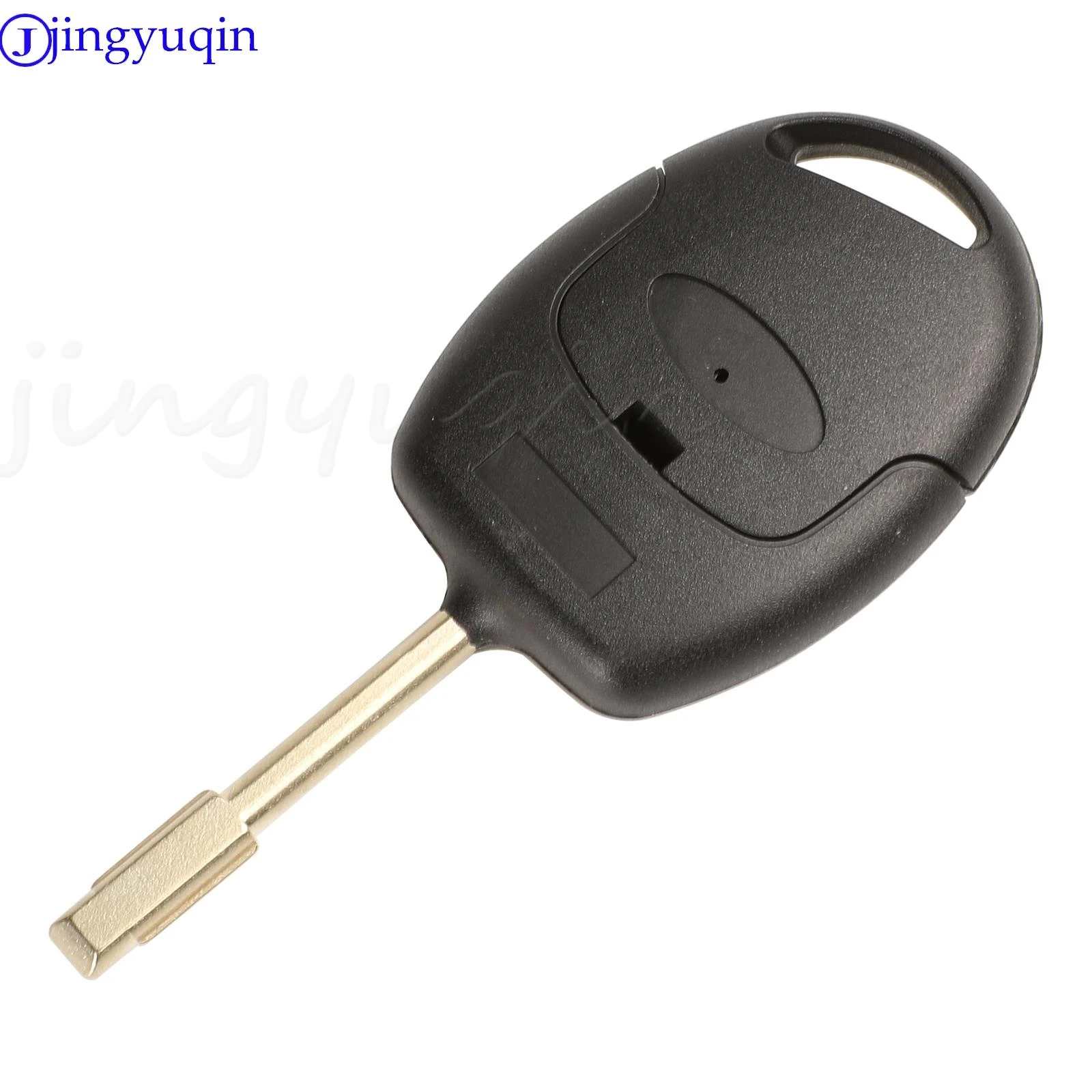 Jingyuqin-Mando a distancia con 3 botones para coche, llave para vehículo, completa con chip 4D60 ID63, con frecuencia de 315MHz a 433MHz para Ford