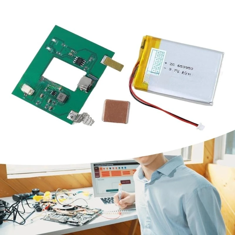 

77UB 1500mAh Battery Pack Efficient Fast Charging Module for Gameboy Series with Intelligent Protective Against Overcharging