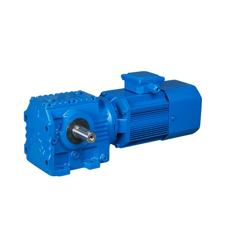 S57, S67, S97 model helical worm speed reducer transmission friction gearbox right angle