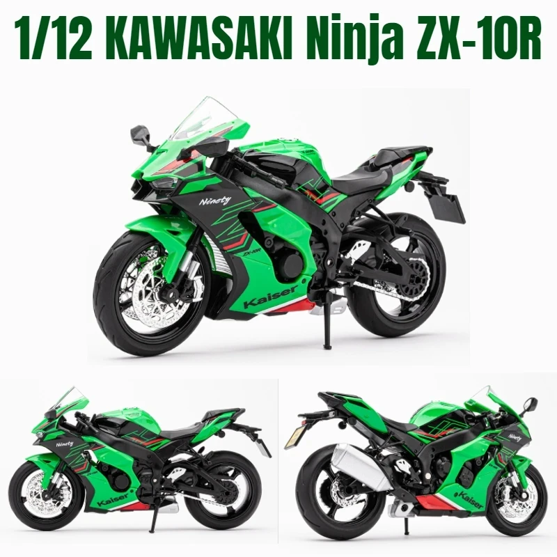 1/12 KAWASAKI Ninja 400 Toy Motorcycle Miniature Diecast Metal