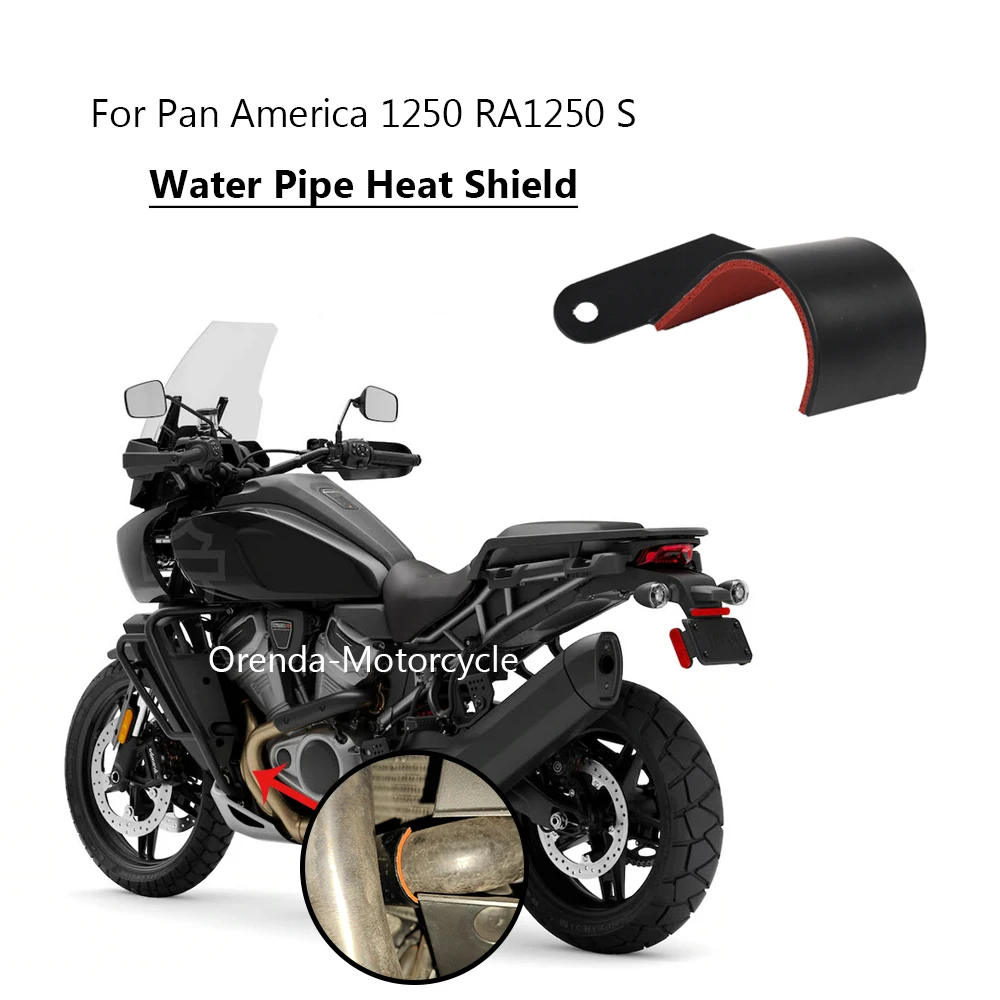 For Harley Pan America 1250 RA1250 S 2021 2022 2023 2024 Motorcycle Kits Water Pipe Heat Shield Cover Guard Accessories Black