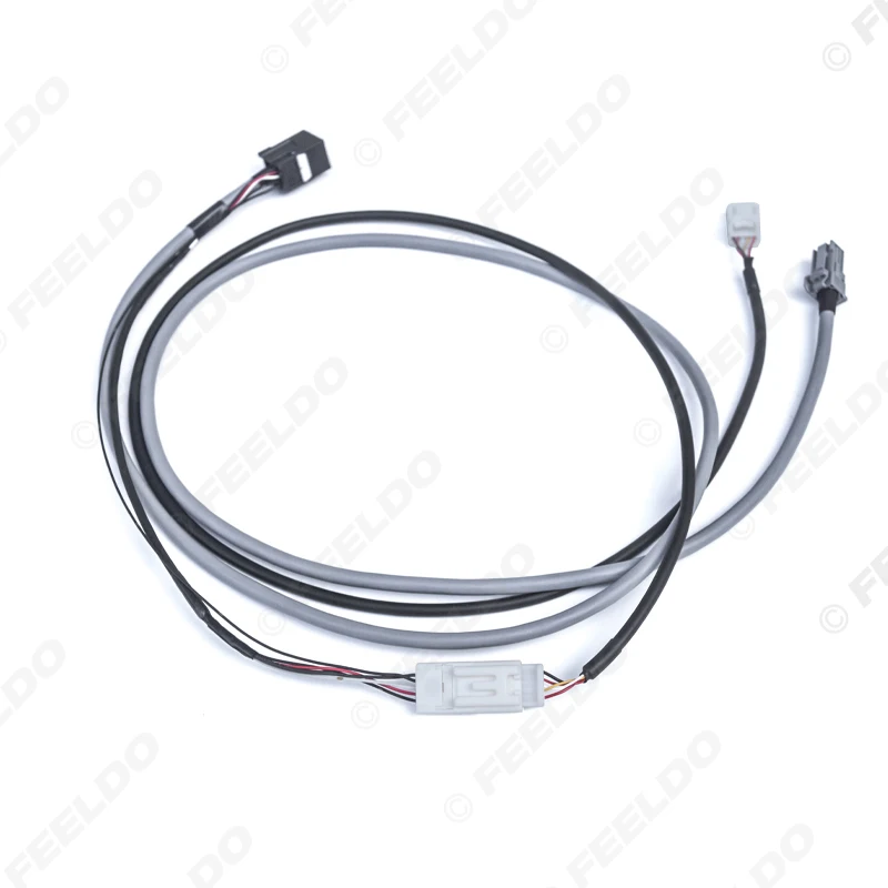 Car Audio USB AUX Interface Switch 5Pin Plug Adapter for Toyota Corolla Camry Reiz RAV4 Prius Highlander Harness Cable Kit