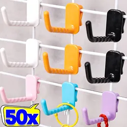 Multi-purpose Hooks Hangers Clothes Wall Hanging Hook Supermarket Display Hooking Racking Accessory Slat Household Organizers
