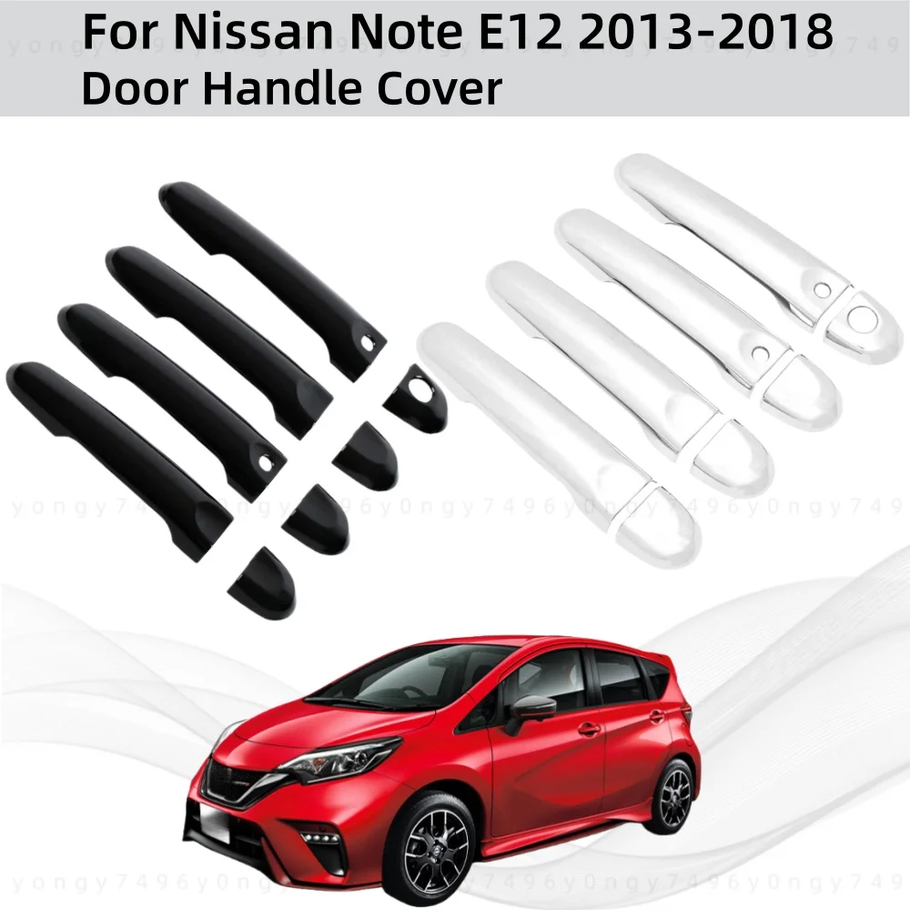 

АБС-пластик, хромированные автомобильные аксессуары, дверная ручка, чаша, накладка, стиль вставки для Nissan Note E12 2013 2014 2015 2016 2017 2018