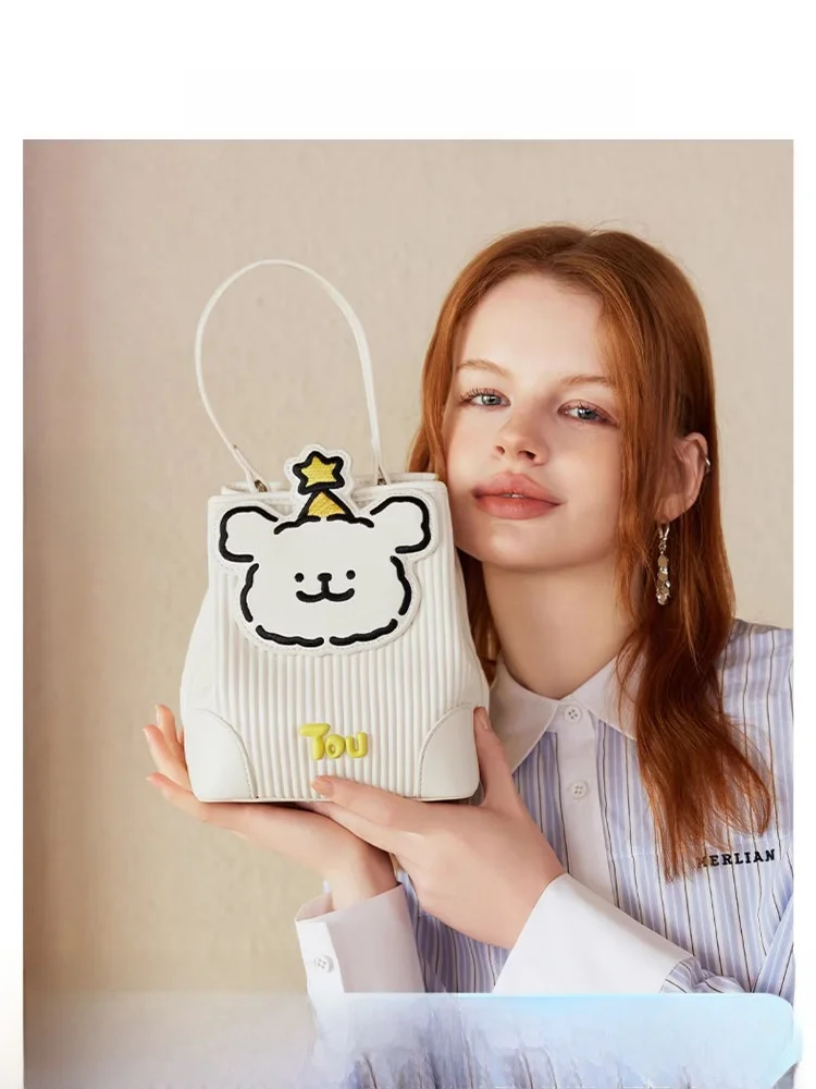 

Toutou Faion Trending Buet Bag Women's Crossbody Bag Large Capaci Birthday Gift Box Vegetable Basket Soft Synthetic Lea...