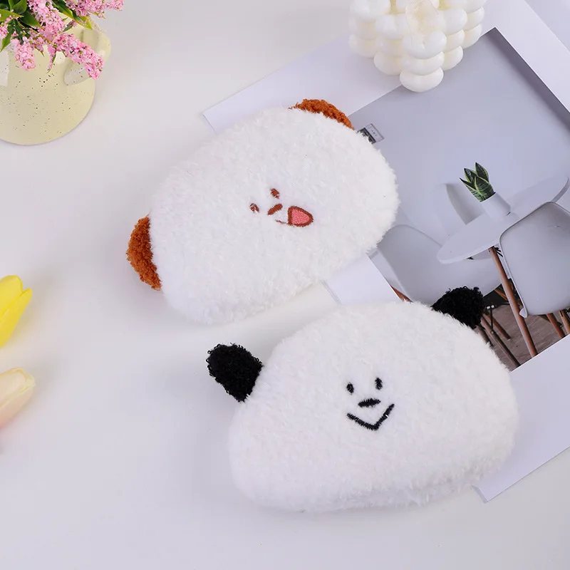 2023 New Creative Cartoon Coin Wallet Sang Young Bear Plush Coin Wallet Card Bag Key Storage Bag