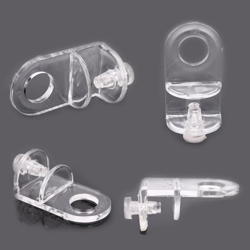 Acrylic Aquarium Fish Tank Clips universal Sprinkler Head Bracket Fixing Clip Accessories For Aquarium Floating Ball Bracket