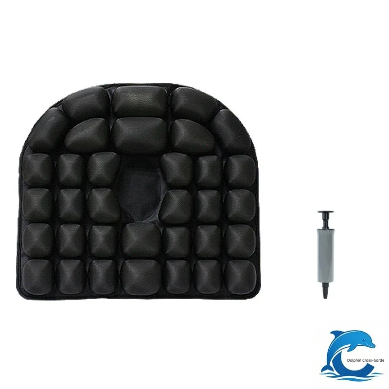 Suitable for inflatable seat cushion built-in pump car cushion air filling care tailbone anti-bedsore breathable chair cushion