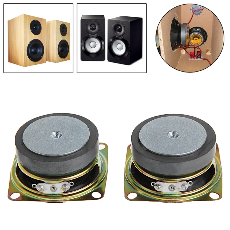 1 Pair Speakers Sound Speaker LCD Loudspeakers 4 Ohm 3 for W Portable for Speakers of Multimedia Speakers Lcd N2UB