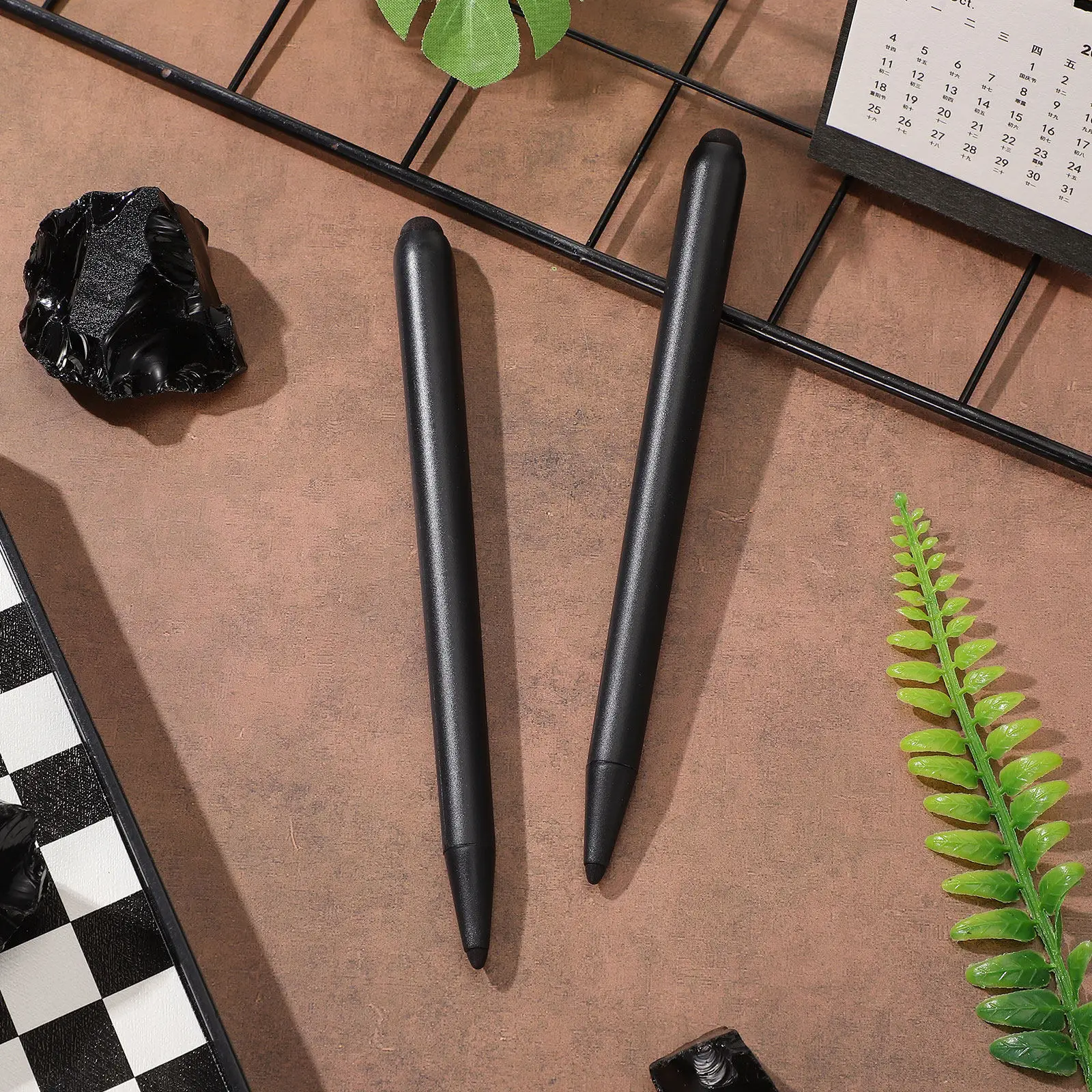4Pcs Universal Capacitive Stylus Pen for Touchscreen Devices Electronic Whiteboards Tablets Phones Dual Head Design High