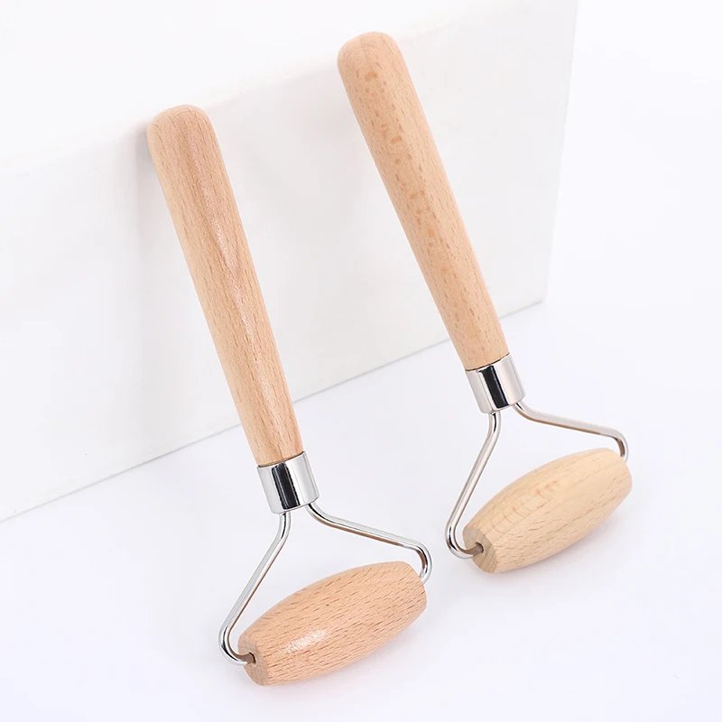 

Gua Sha Face Massager Wooden Roller Thorn Massage Wooden Handle For Facial Gouache Skin Lifting Body Slimming Skin Care Tools