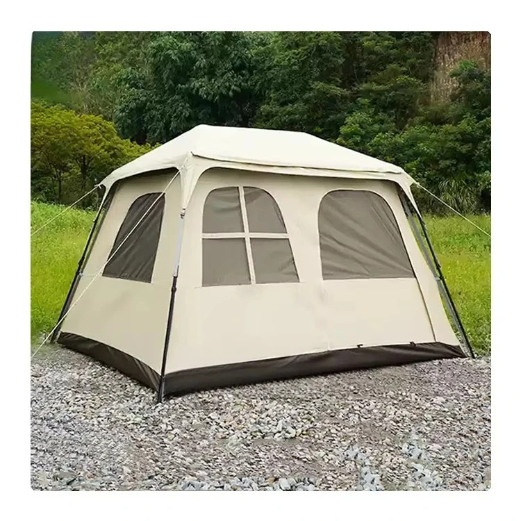 jw-Factory Outlet New Pattern Custom Oem Family Windproof Easy One Touch Pop up Travel Tent Camping Outdoor Tent