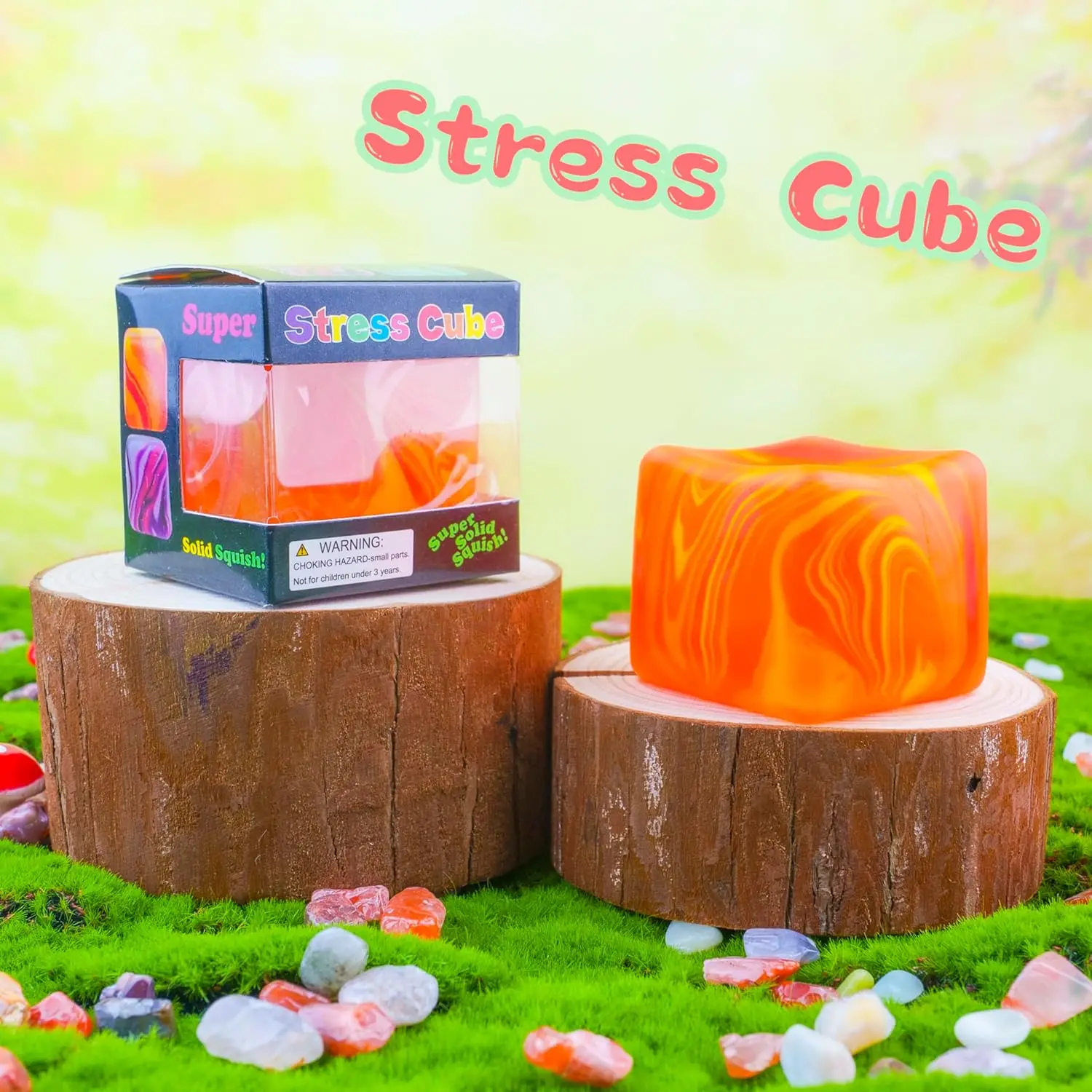 Needoh Snowflake Ice Cube Malt Sugar Squishy Blind Box Stress Relief Slow Rebound Anti-Anxiety Squeeze Toy Puzzle Hands-On Toys
