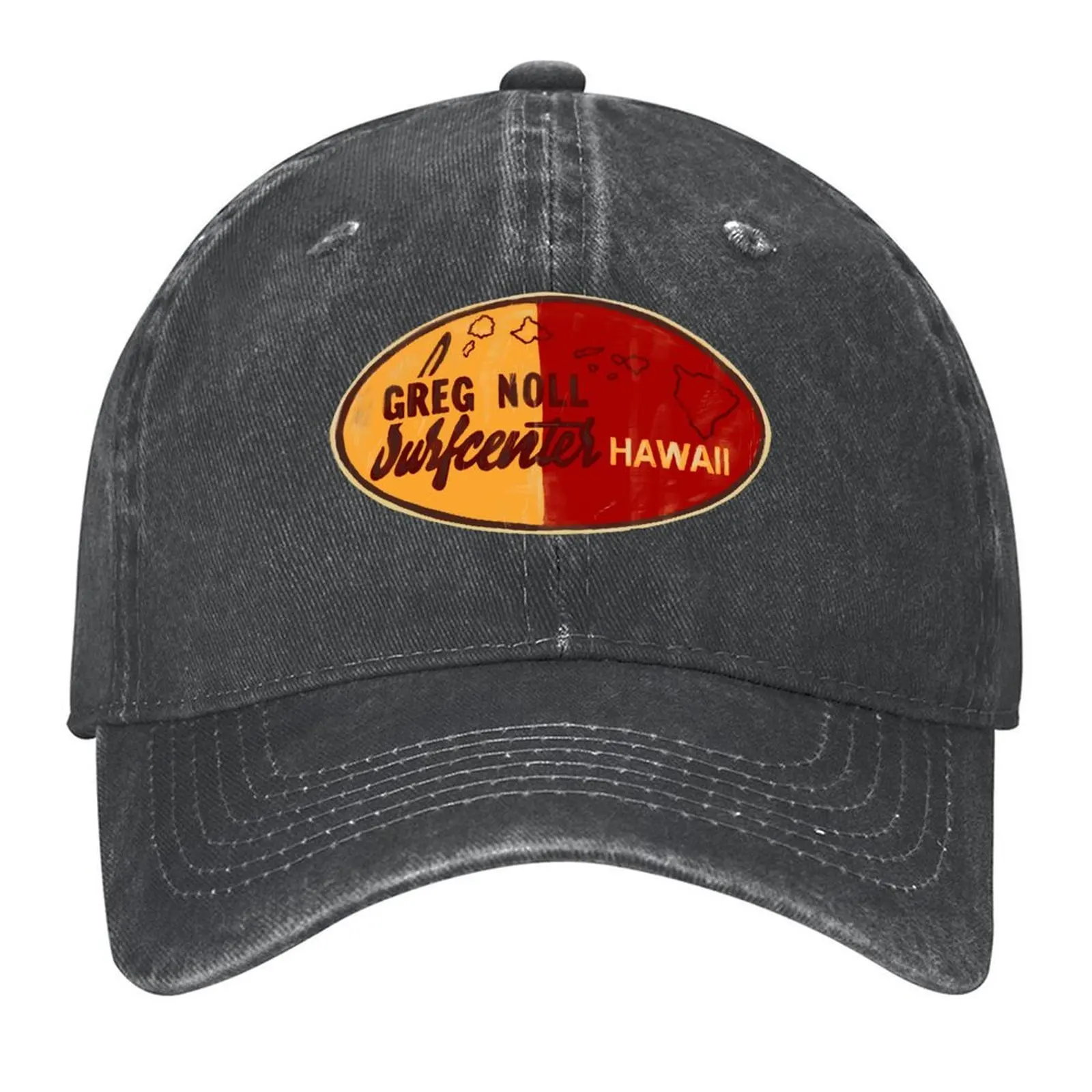 

Vintage retro LONGBOARD SURFING - Greg Noll Surf Center - Hawaii - California Baseball Cap luxury caps Woman Men's