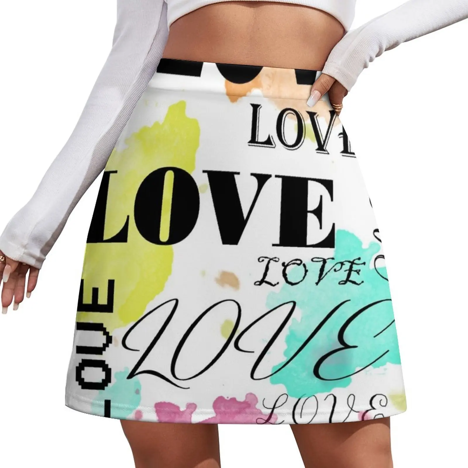

love notebook Mini Skirt women's summer clothing 2026 women's clothing summer 2026 novelties Skort for women