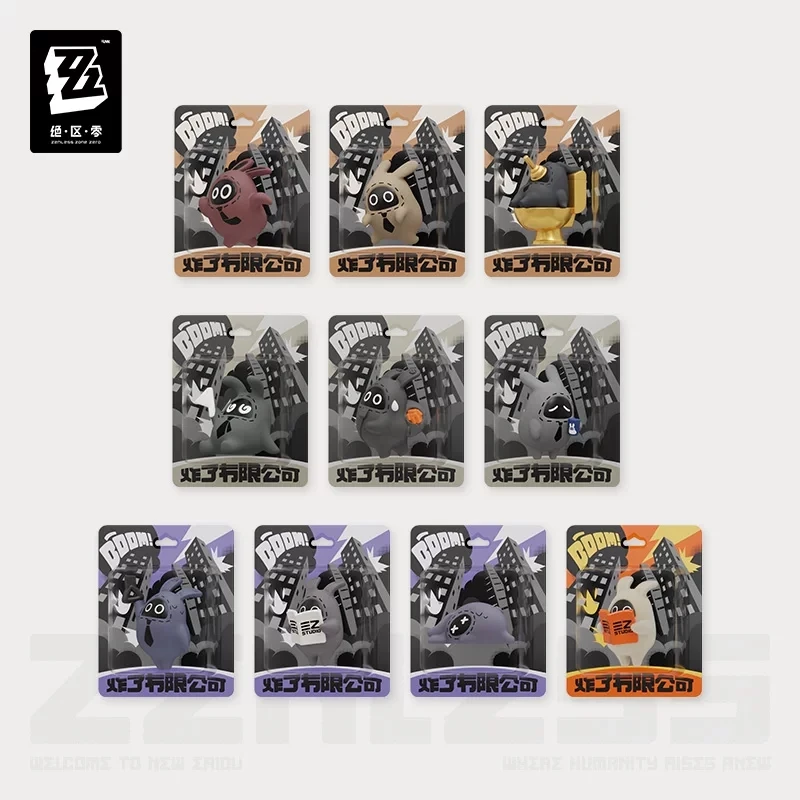Official ZenlessZoneZero Genuine TheBangboo Work Diary Series Merchandise: Mini Hanging Card, Keychain, Decoration, Gift