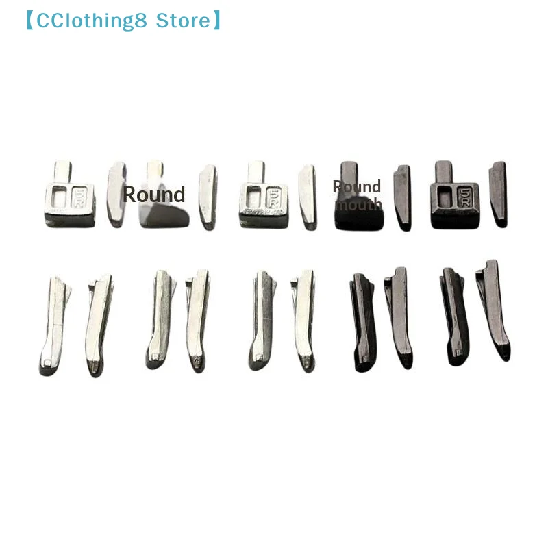 10PCS Premium Metal Zipper Heads Gold Silver Bronze Black - Durable Smooth For DIY Clothing Luggage Repair【AliS8】