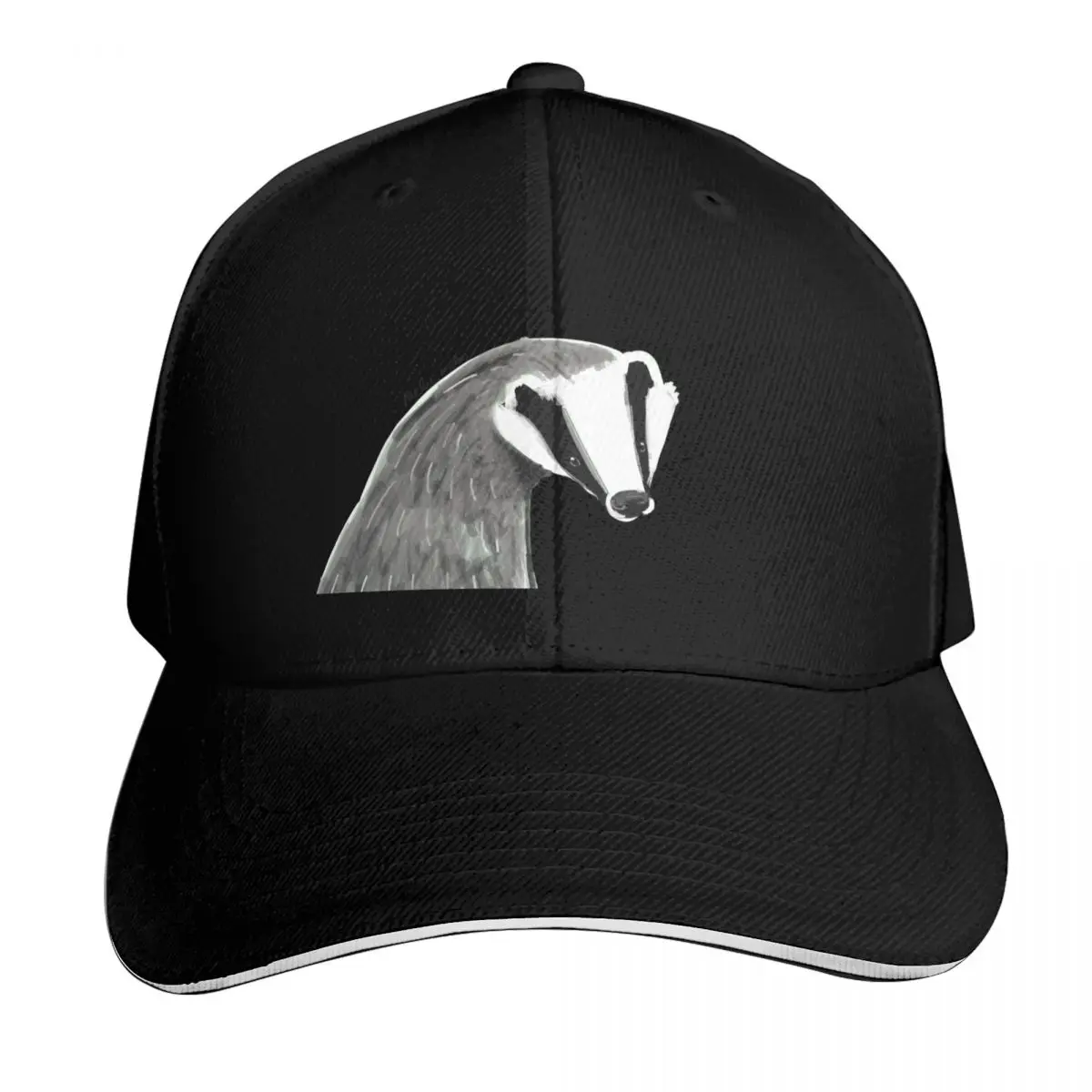 European Badger pattern Baseball Cap Low Profile Unstructured Unisex for Men Women Outdoor Golf Running Hiking