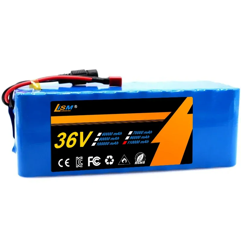 36V 110000mAh 10S4P Electric Scooter Lithium Battery 18650 battery pack 36V 110Ah Electric Scooter Electric Scooter Battery