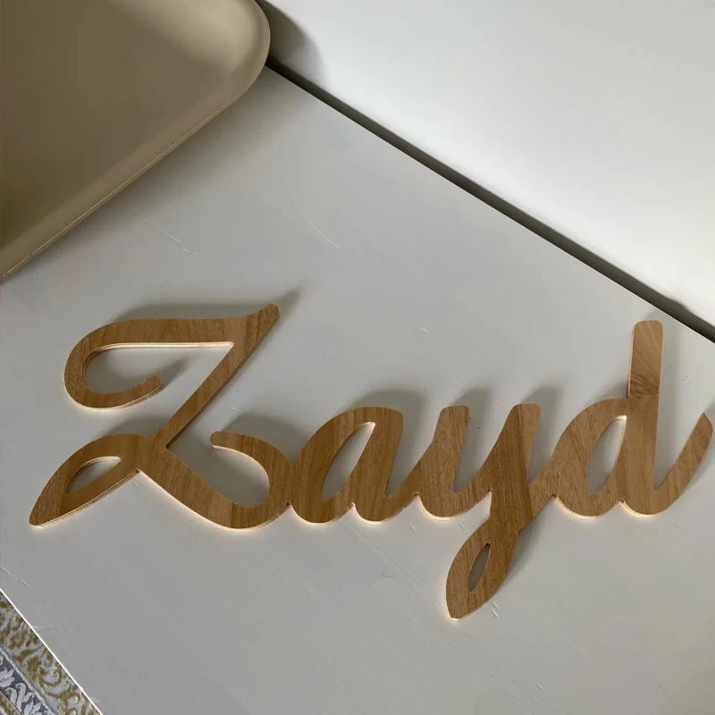 Custom Family Wooden Word Sign For Wall Art, Photo Prop, Gallery Wall