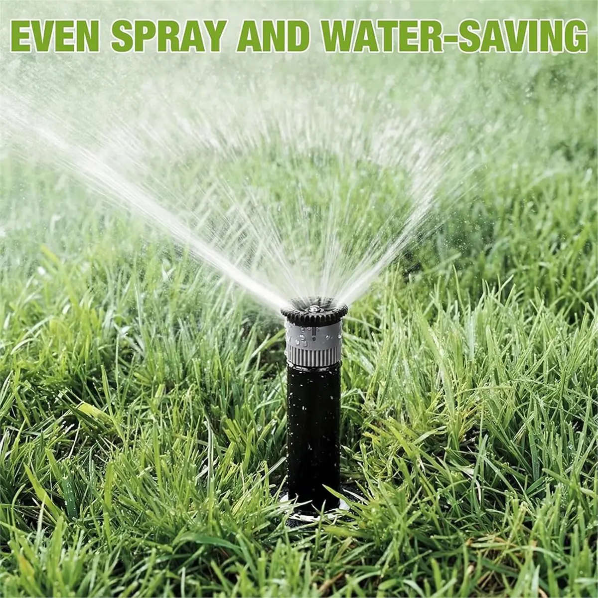 10 Pack 4 Inch Retractable Sprinkler Heads for 1800 Series Efficient Lawn Irrigation Adjustable Sprinkler Radius