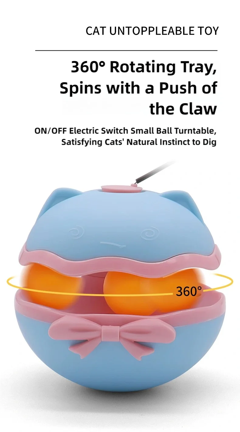 

Automatic Smart Ball Launcher Interactive Electronic Puzzle Pet Toy for Dogs Cats