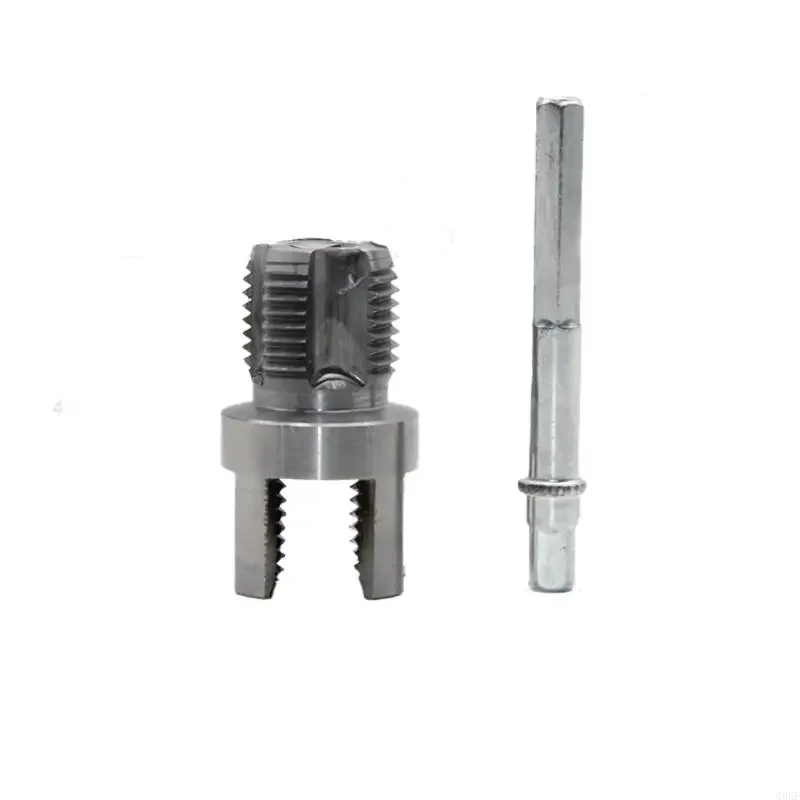 

Electric Drill Compatible PVC Pipe Threader PVC Thread Maker Tool for Electric Drill, 3/4" Plastic Pipe Threader