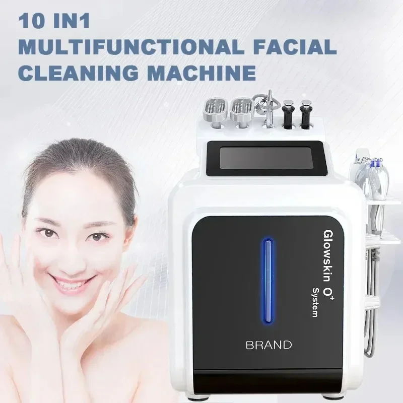 Multifunctioneel Hydra-Dermabrasie Rf Bio-Lifting Spa-Gezichtsapparaat Water Zuurstof Jet Aqua Peel Gezichtsreiniging Hydro-Gezichtsmachine