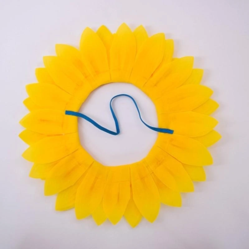 

652F Hat for Adult Child School Play Flower Headgear Party Hat Music Festival Photo Hat Costume Dress Up Hat