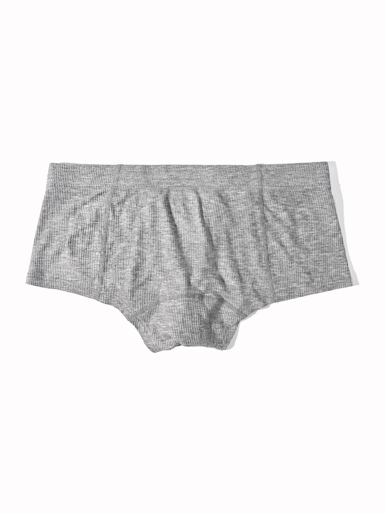 Herren Komfortable Slim Fit Flache Unterwäsche Synthetische Baumwolle Hohe Elastizität Knopf-Dekoration Einfarbige Unterwäsche – Detail 20