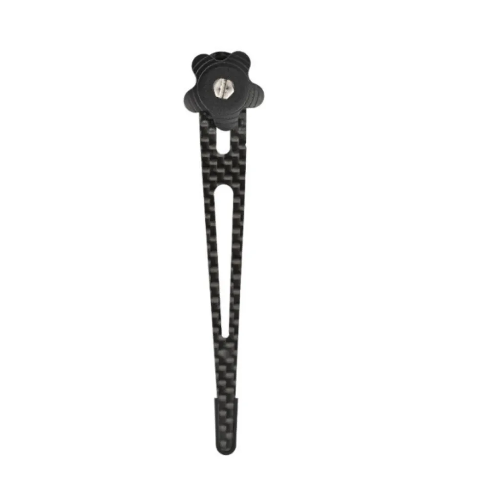 Carbon Fiber For clicker Indicator for Recurve Bow Arrow Alignment Target Practice Tool 10.5cm Size 3. Weight Black Red