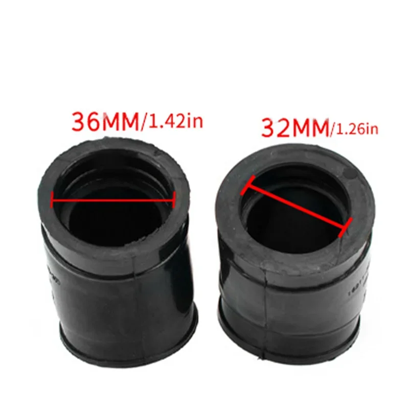

Motorcycle Carb Boot Joints 4Pcs, Air Fuel Intake Adapters for 750cc 4-Cylinder Models