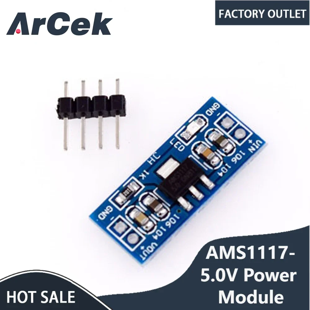 

AMS1117 1.2V 1.5V 1.8V 2.5V 3.3V 5V Power Supply Module AMS1117-5.0V Power Module AMS1117-3.3V