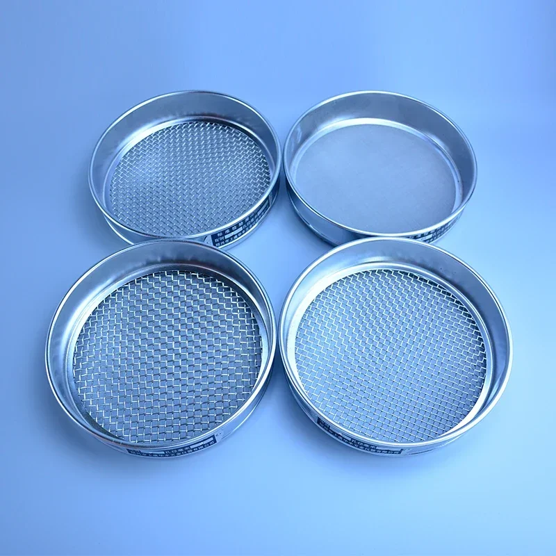 Test Sieve Laboratory Standard Sampling Inspection Pharmacopeia Sieve 304 SUS Filter Mesh Chroming Frame Diam. 20 cm 10-200 Mesh