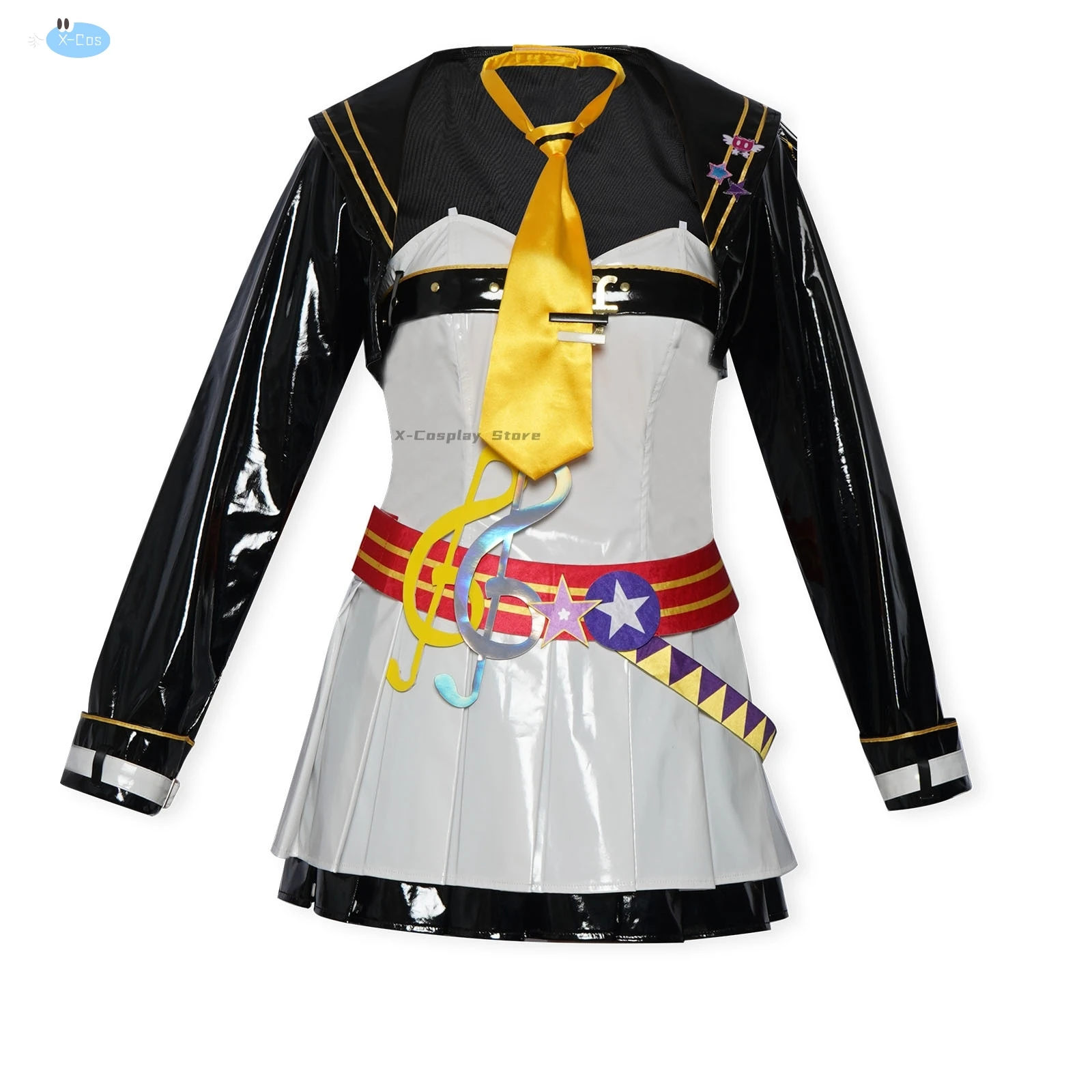 Mikuu Kagamine Rin Kagamine kostum Cosplay, kostum Anime pesta liburan peran bermain peran