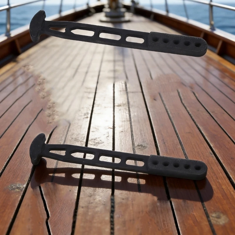 M76E Marine Ladder Mounting Strap, 5 Hole Rubber Strap for Boat Ladders
