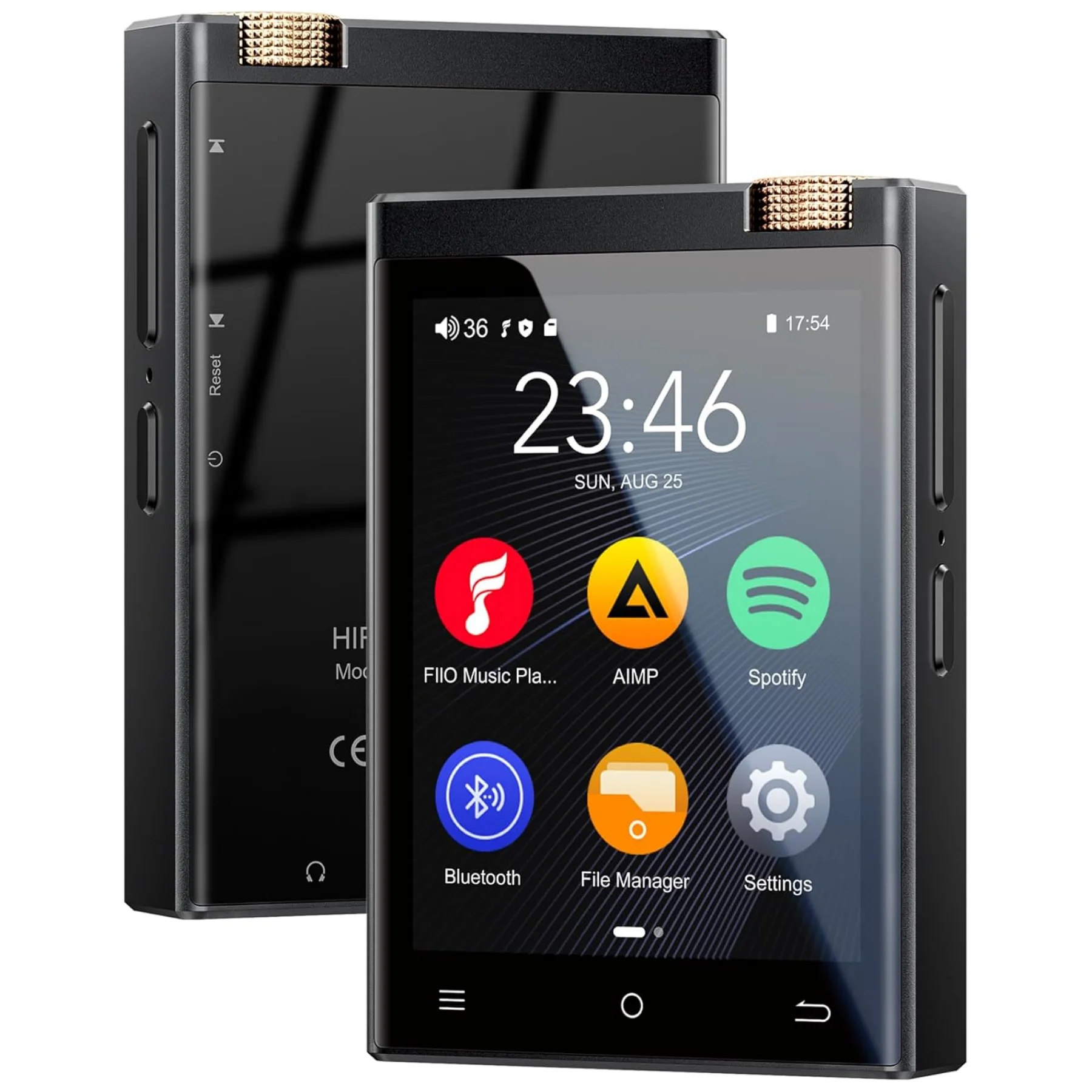 HiFi MP3 Player with Bluetooth and WiFi, Oilsky Lossless DSD High-Resolution Digital Audio Music Player, High-Resolution Portable Audio Player with 64GB Card, Supports up to 1TB
