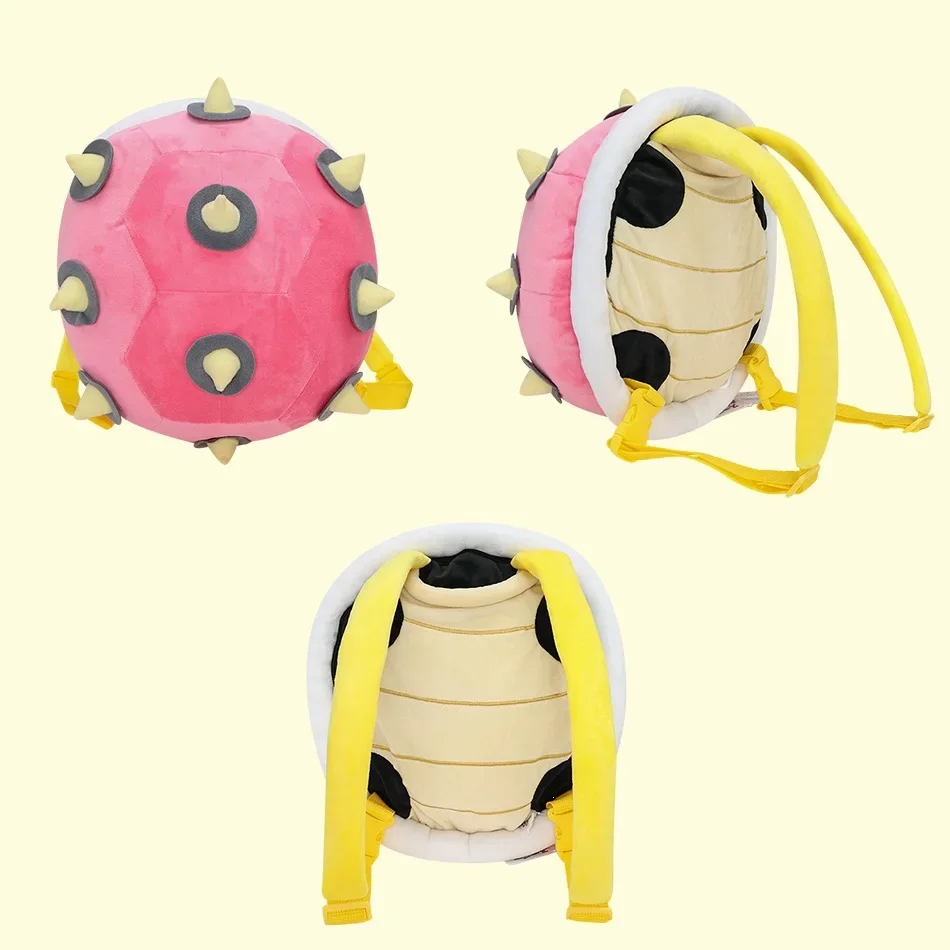 Anime Koopa Troopa Bowser Lemmy Ludwig Plüsch-Rucksack Schildkröten-Schale Gefüllte Plüschtiere Cartoon-Schultaschen Halloween-Deko-Geschenk – Detail 4