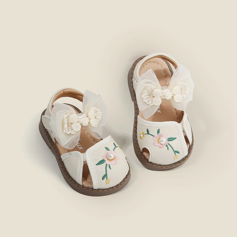 

Новая летняя обувь для детей детская прогулочная обувь для девочек сандалии для корейских детей обувь Baotou для принцессы дорогой