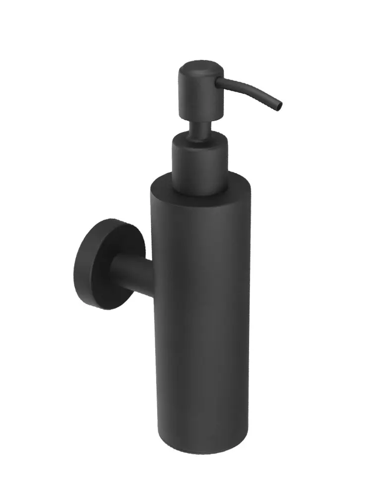 Compact Wall Mounted Soap Dispenser Made from Stainless Steel Suitable for Various Liquid Soaps in Any Setting