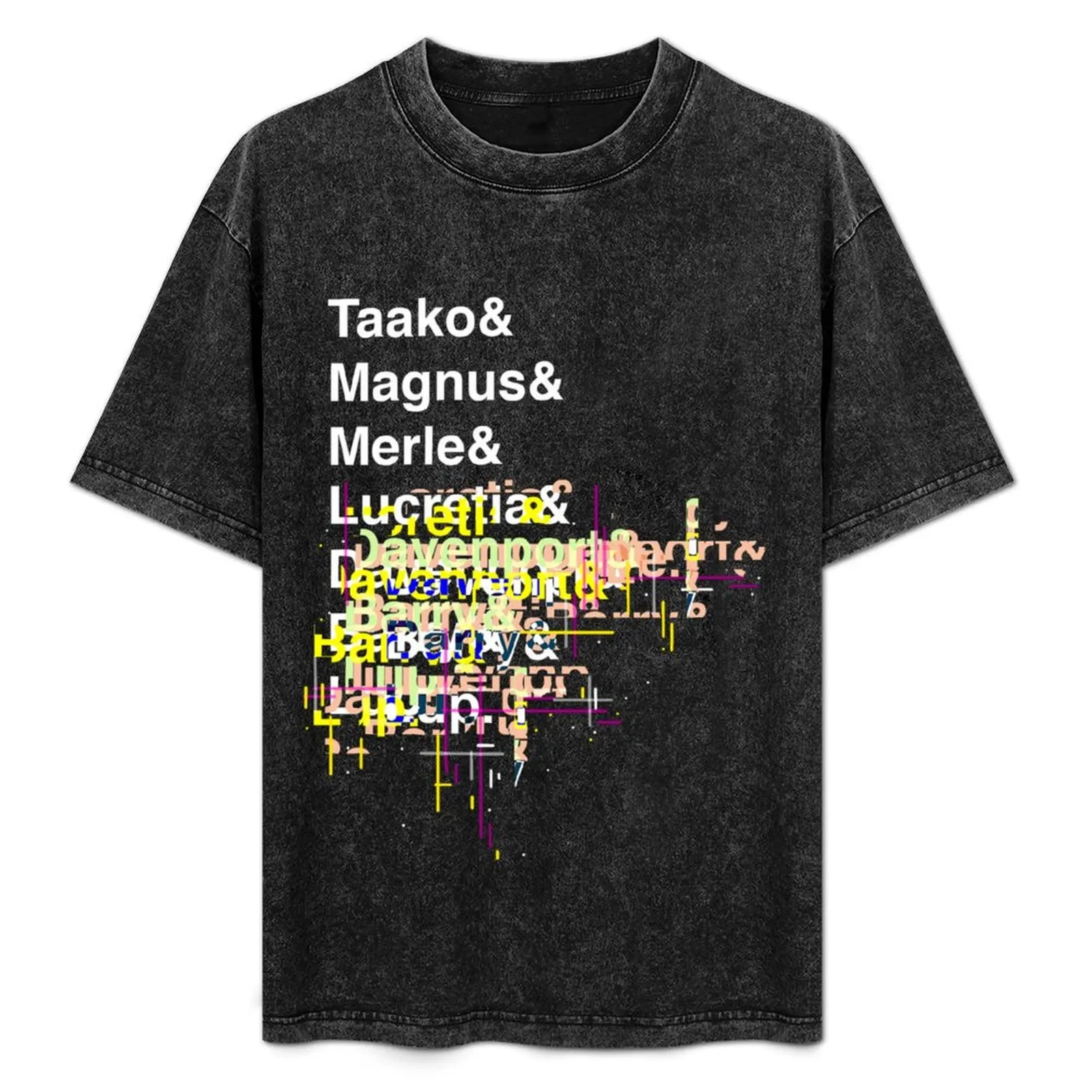 

7 Birds Glitch T-Shirt UV Sun Protection Tee Shirt
