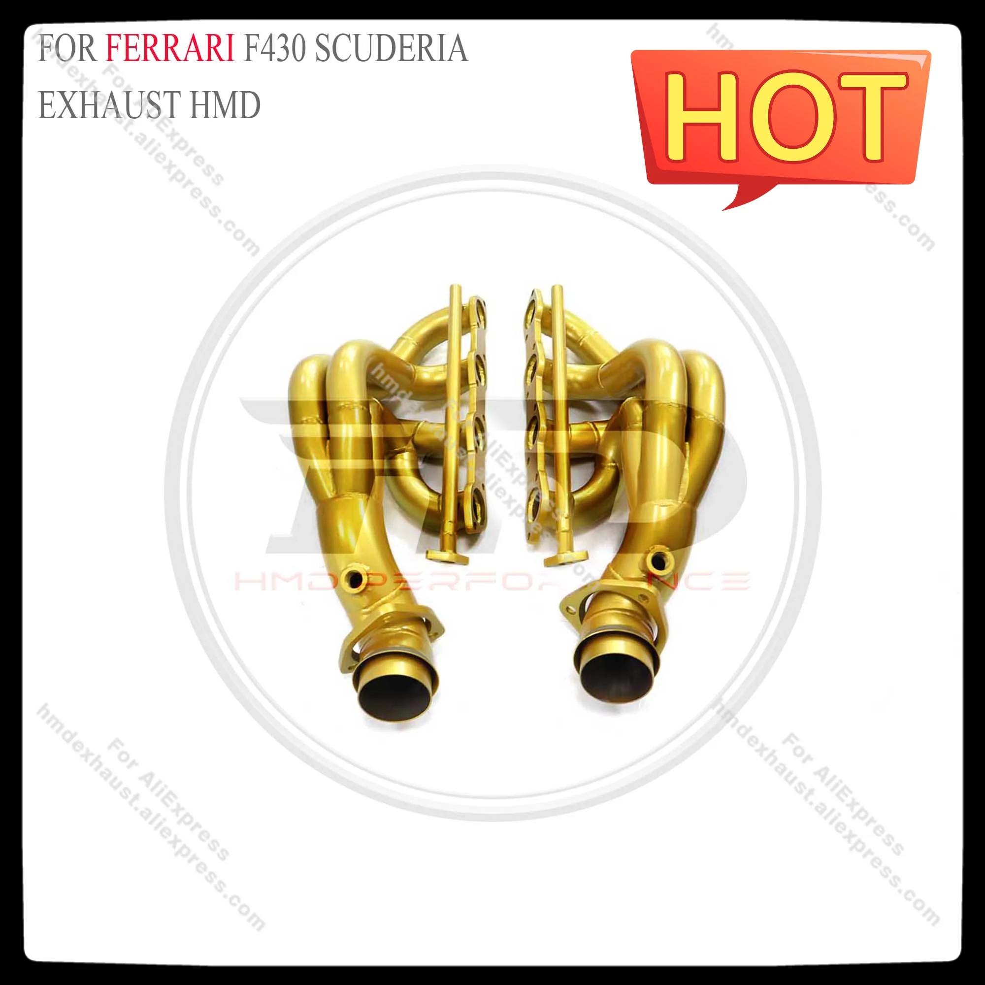 

HMD Stainless steel ceramic Manifold for Ferrari F430 Scuderia Engine Header Length tube Performance Exhaust System