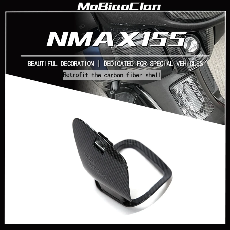 

For Yamaha Nmax v2 nmax125 nmax155 2020-2023 ABS Toolbox Storage Cover Upgrade Side pocket Charger Waterproof Cap