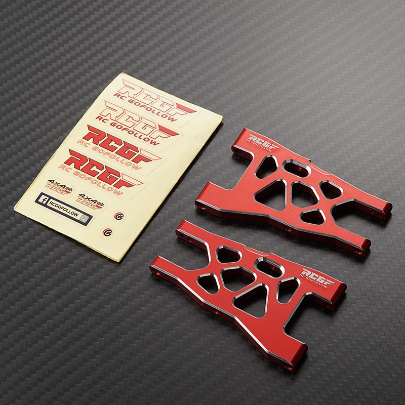 RCGOFOLLOW brazos oscilantes inferiores delanteros y traseros de aluminio para ARRMA 1/8 Rc VENDETTA 3S, infrarrojos 4X4 BLX, brazos mecanizados de precisión